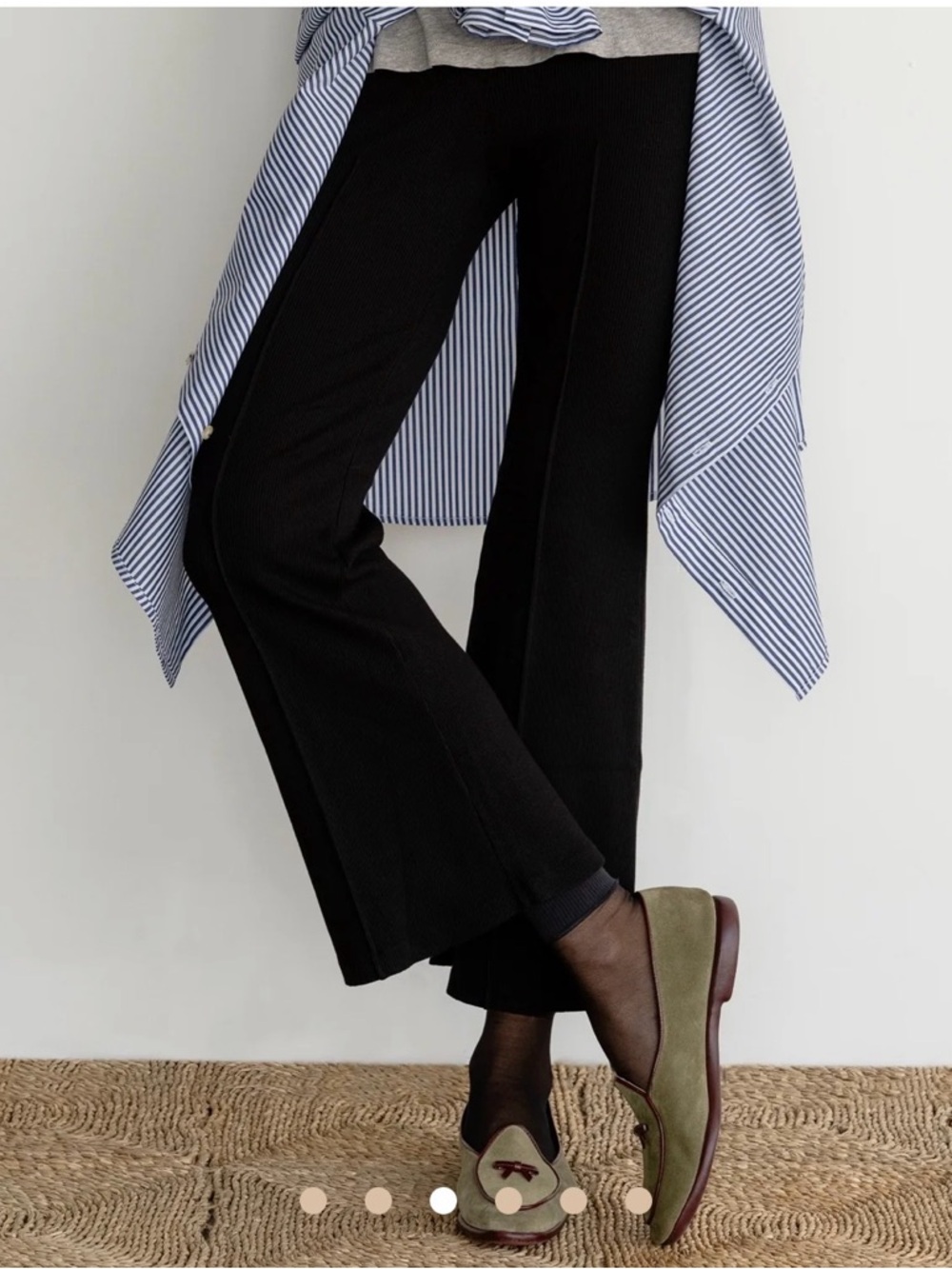 Donni The Rib Kick Flare black
